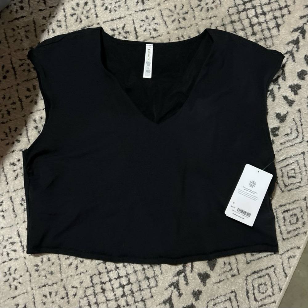 Athleta vita free cropped tee, nwt 3X